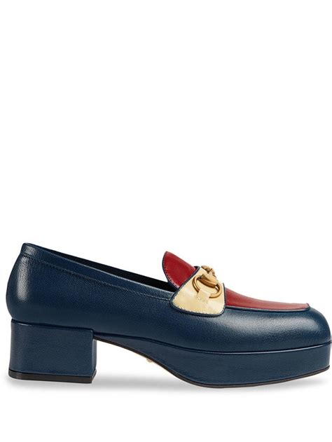 gucci platform loafer|farfetch gucci loafers.